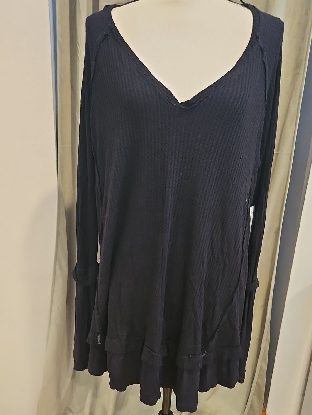 Free People Laguna Thermal V Neck Tunic